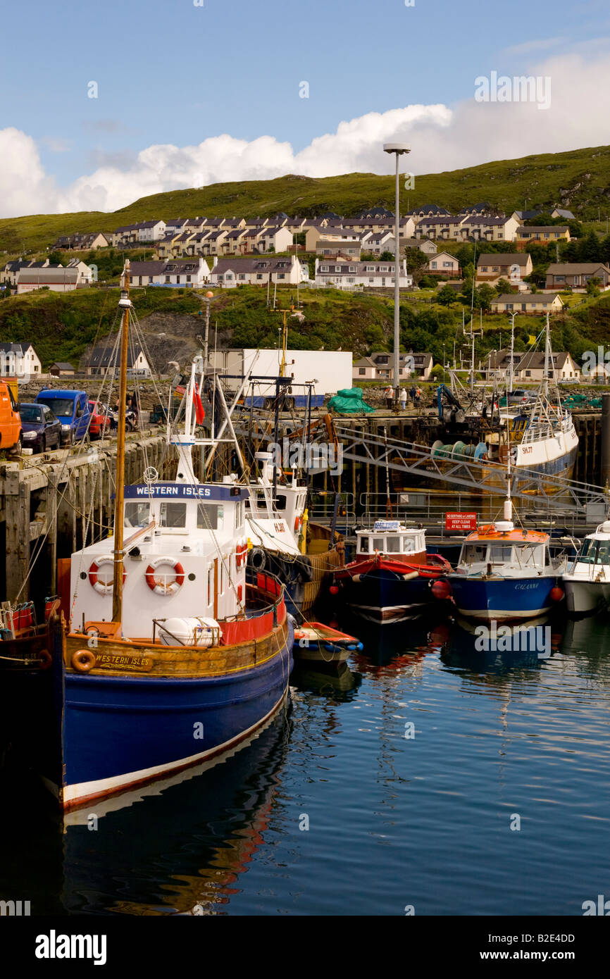 Fishing boats in Mallaig harbour Stock Photo Alamy