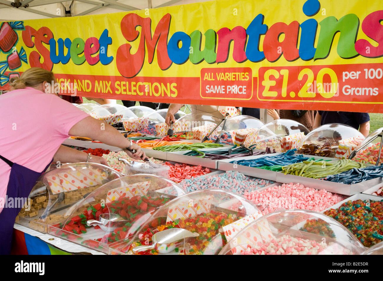 Pick n Mix Sweets, Pick and Mix confectionery stall, boiled, fizzy