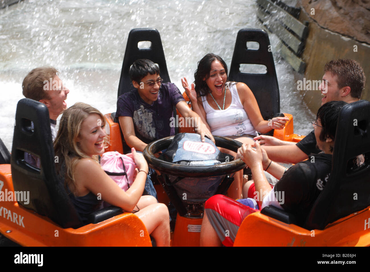 Water Rides Talklest Raft ride hi-res stock photography and images - Alamy