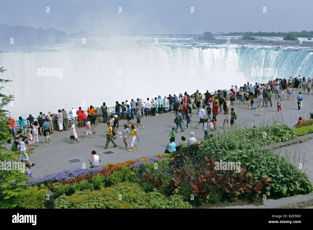 Horseshoe Falls of Niagara Falls in summer Stock Photo
