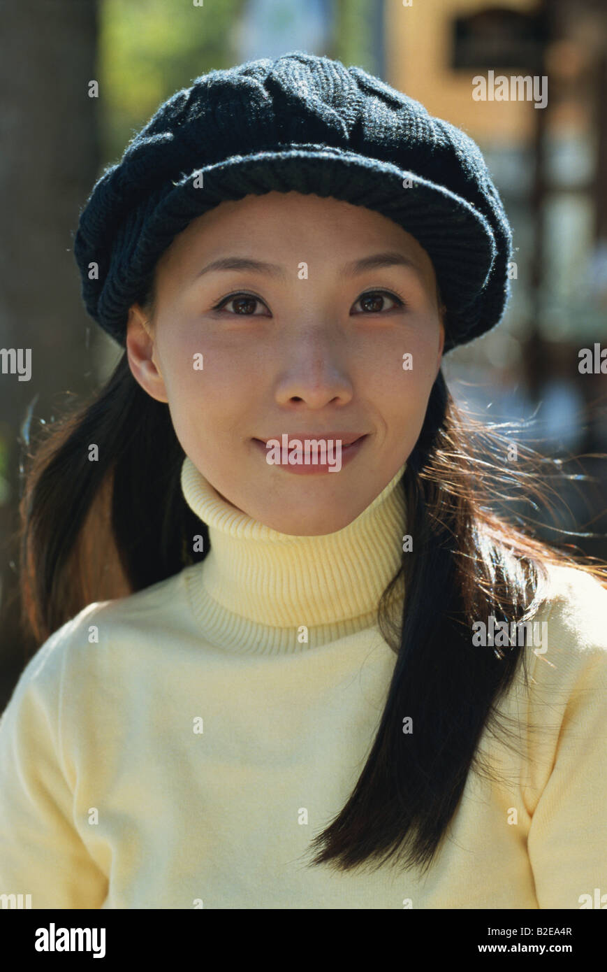 Portrait of a Young Asian woman Stock Photo - Alamy