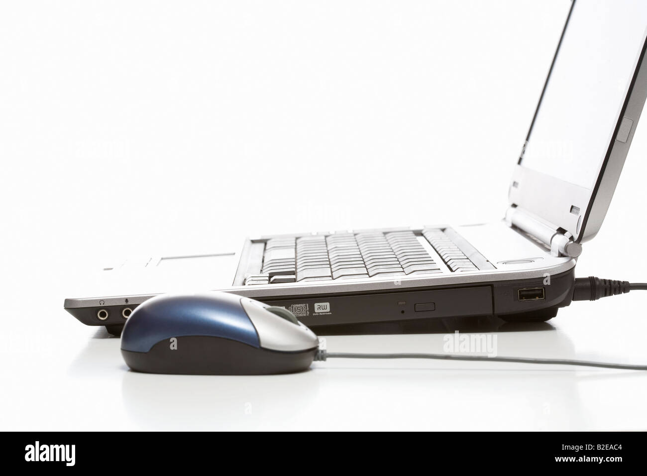 Mouse And Computer Computer in photo studio Cut Out Stock Images & Pictures - Alamy