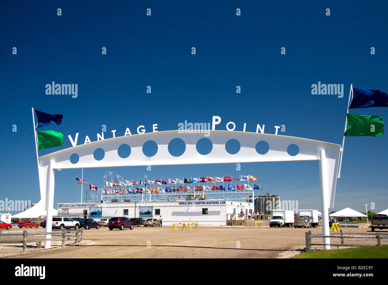 Vantage Point Great Lakes Maritime Center Located On The St Clair River Where It Meets The Black River At Port Huron Michigan Stock Photo Alamy