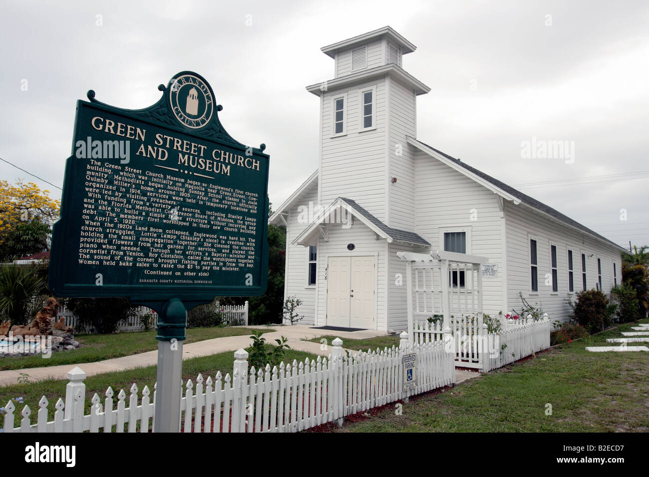 green street church Englewood florida usa Stock Photo Alamy