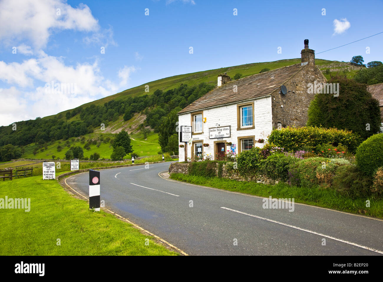 The Village Stores Buckden Wharfedale Yorkshire Dales National Park Stock Photo