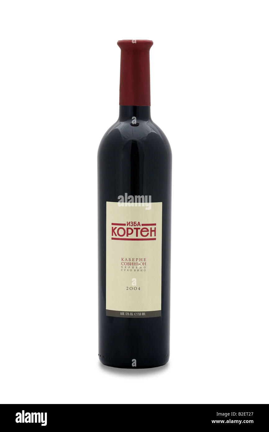 izba korten dry red wine sauvignon bulgaria Stock Photo Alamy