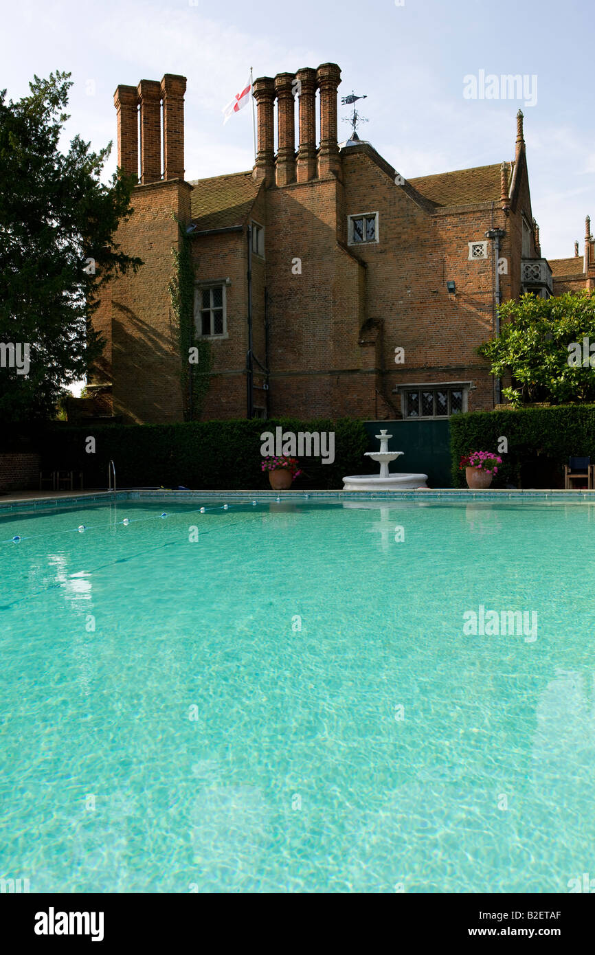 Swimming pool Great Fosters 16th century mansion hotel Egham Surrey