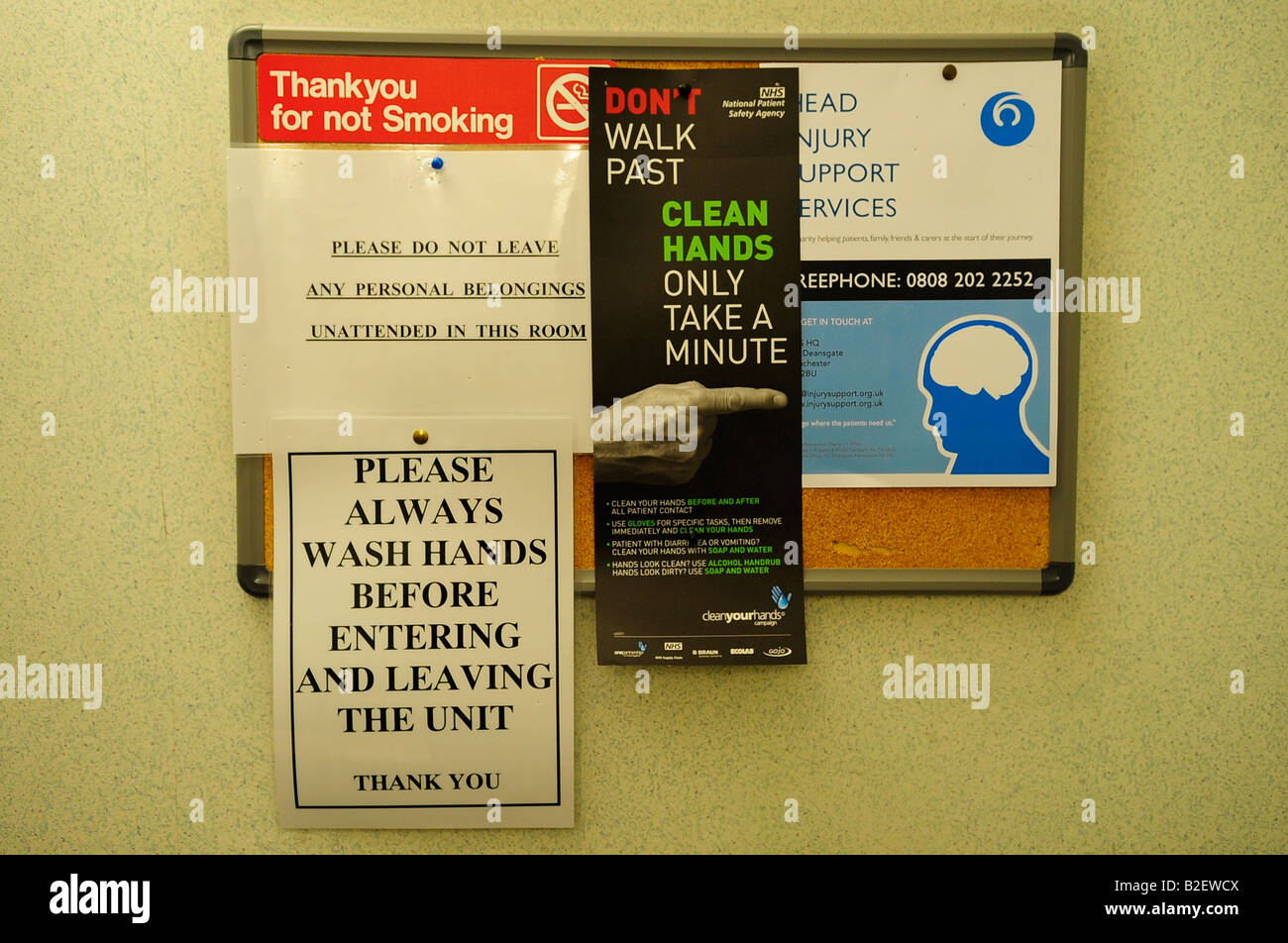 Hospital notice board hires stock photography and images Alamy