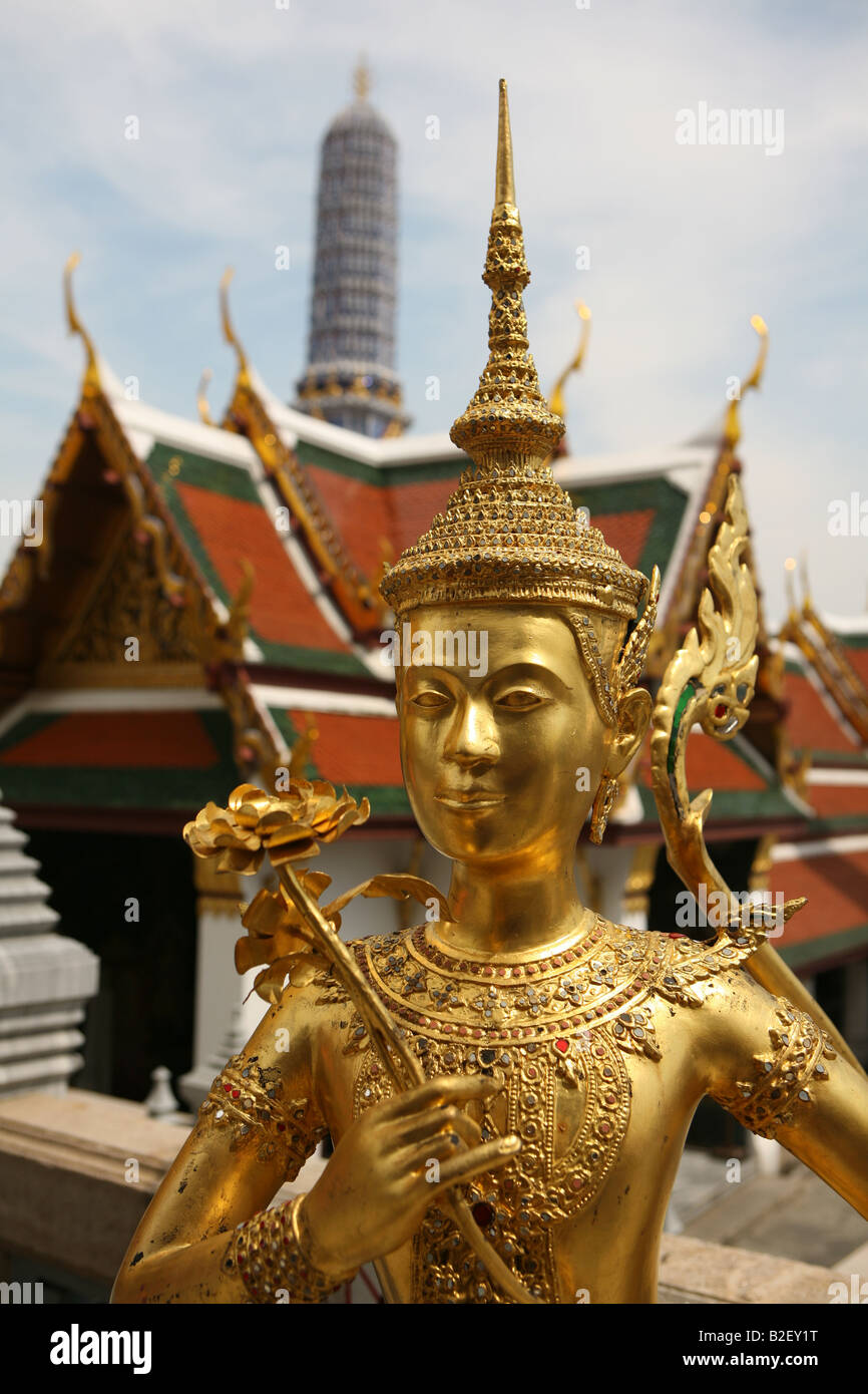 a golden statue in the royal palace, bangkok, thailand Stock Photo - Alamy