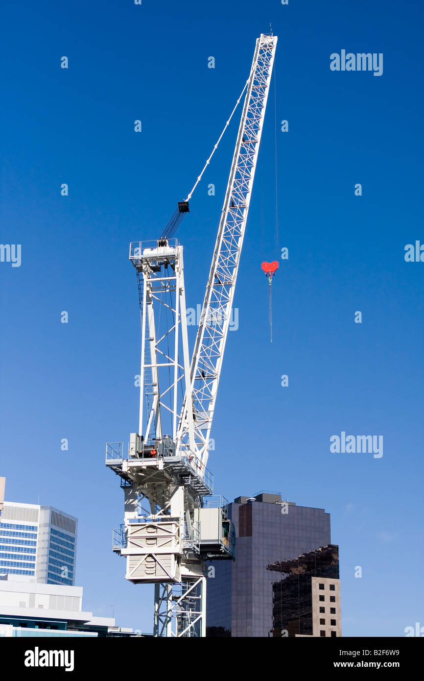 Construction crane in Calgary Stock Photo Alamy