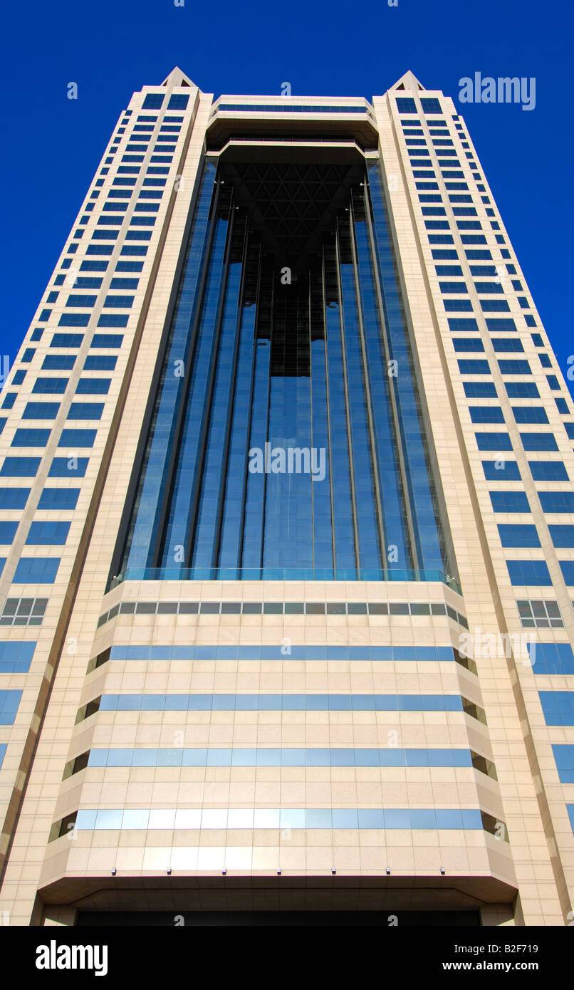 The Fairmont Hotel Tower Dubai, Dubai, United Arab Emirates Stock Photo