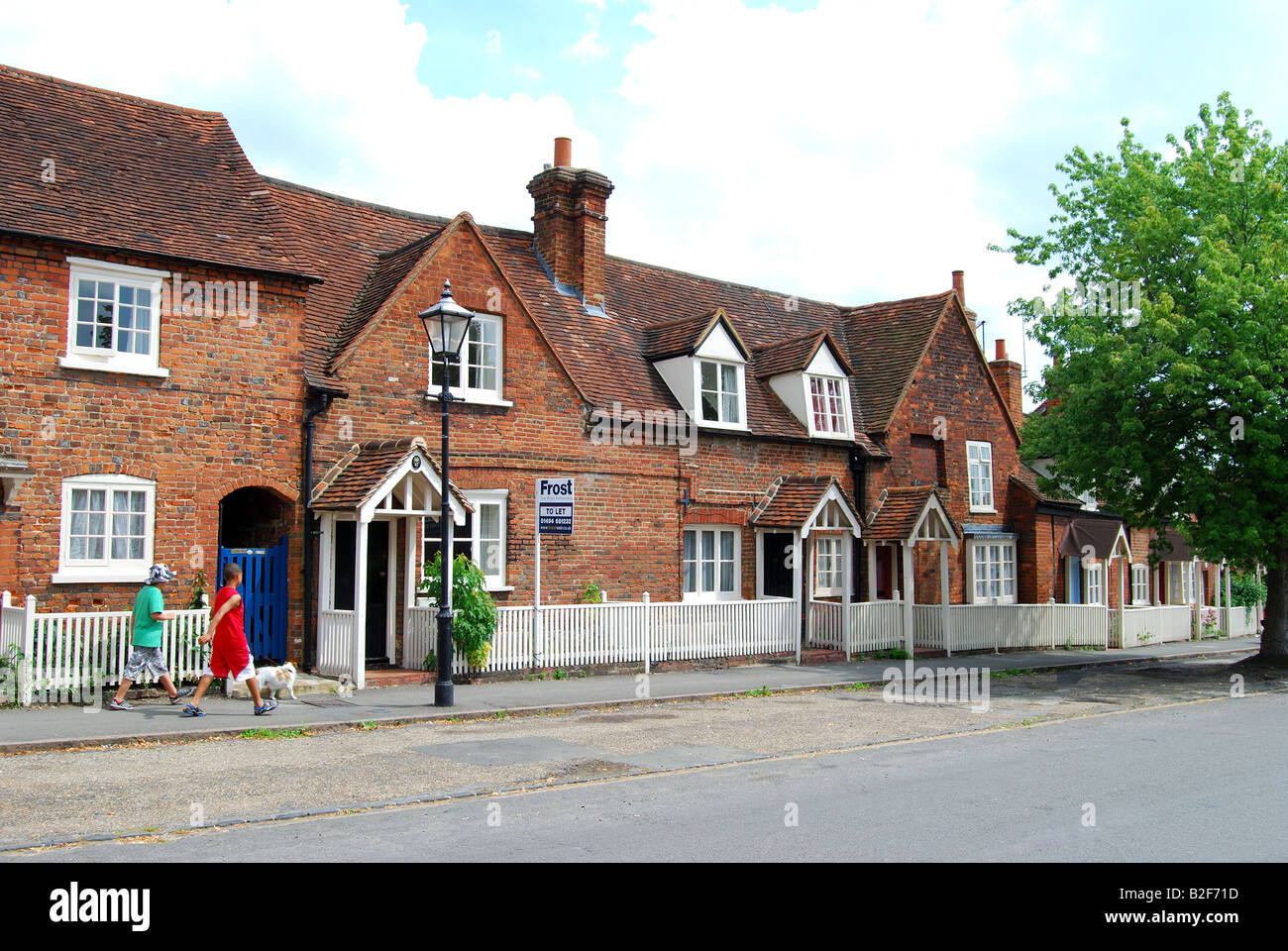 Terraced cottages, Windsor End, Beaconsfield Old Town, Beaconsfield