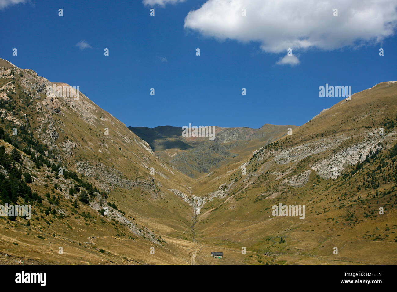 Col d Ordino Andorra Stock Photo