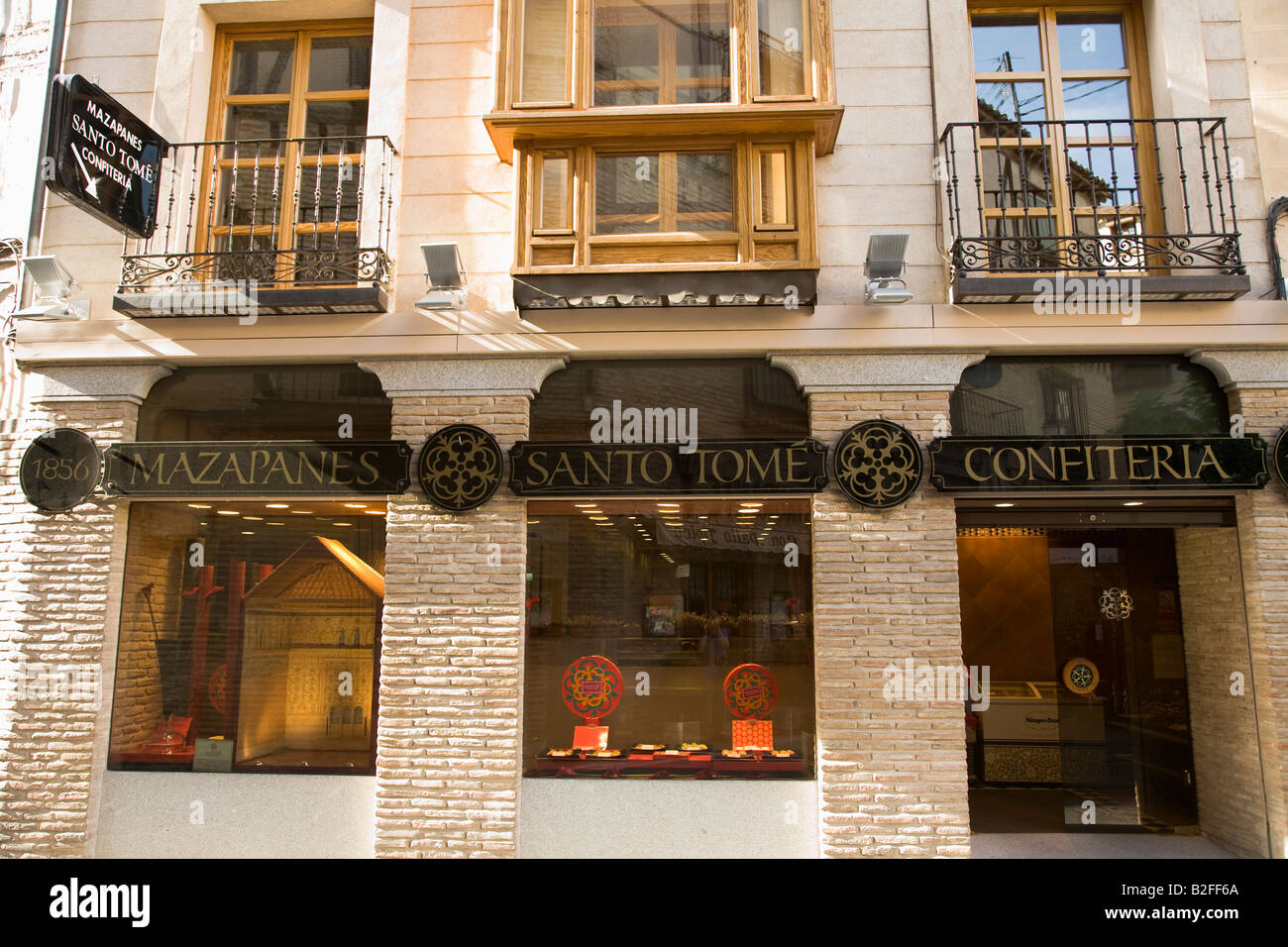 SPAIN Toledo Exterior of Santo Tome confectionary maker of best mazapan