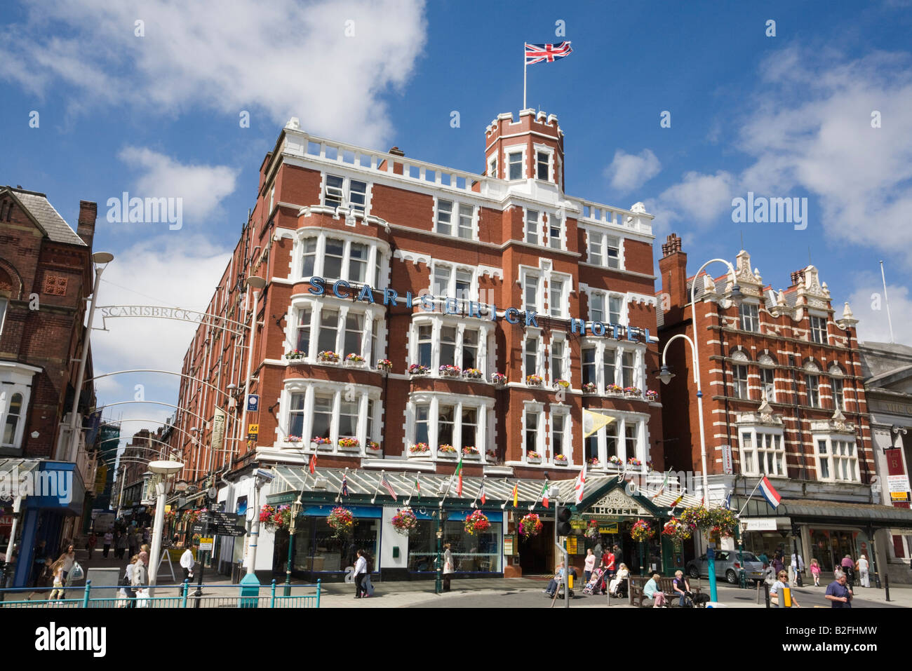 Scarisbrick hotel on Lord Street in classic resort town centre in ...