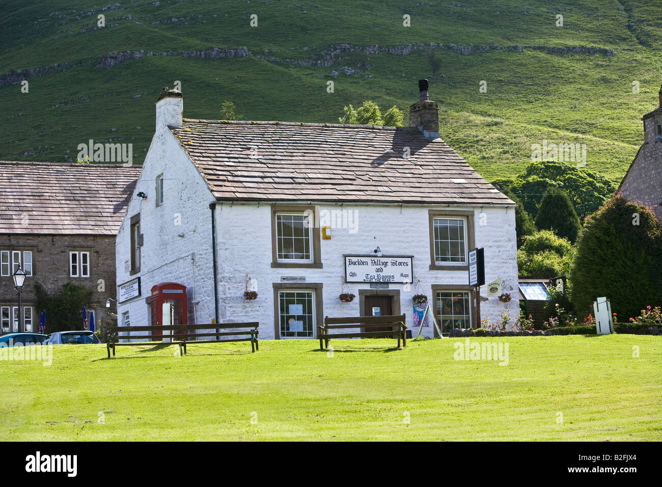 The Village Stores Buckden Wharfedale Yorkshire Dales National Park Stock Photo
