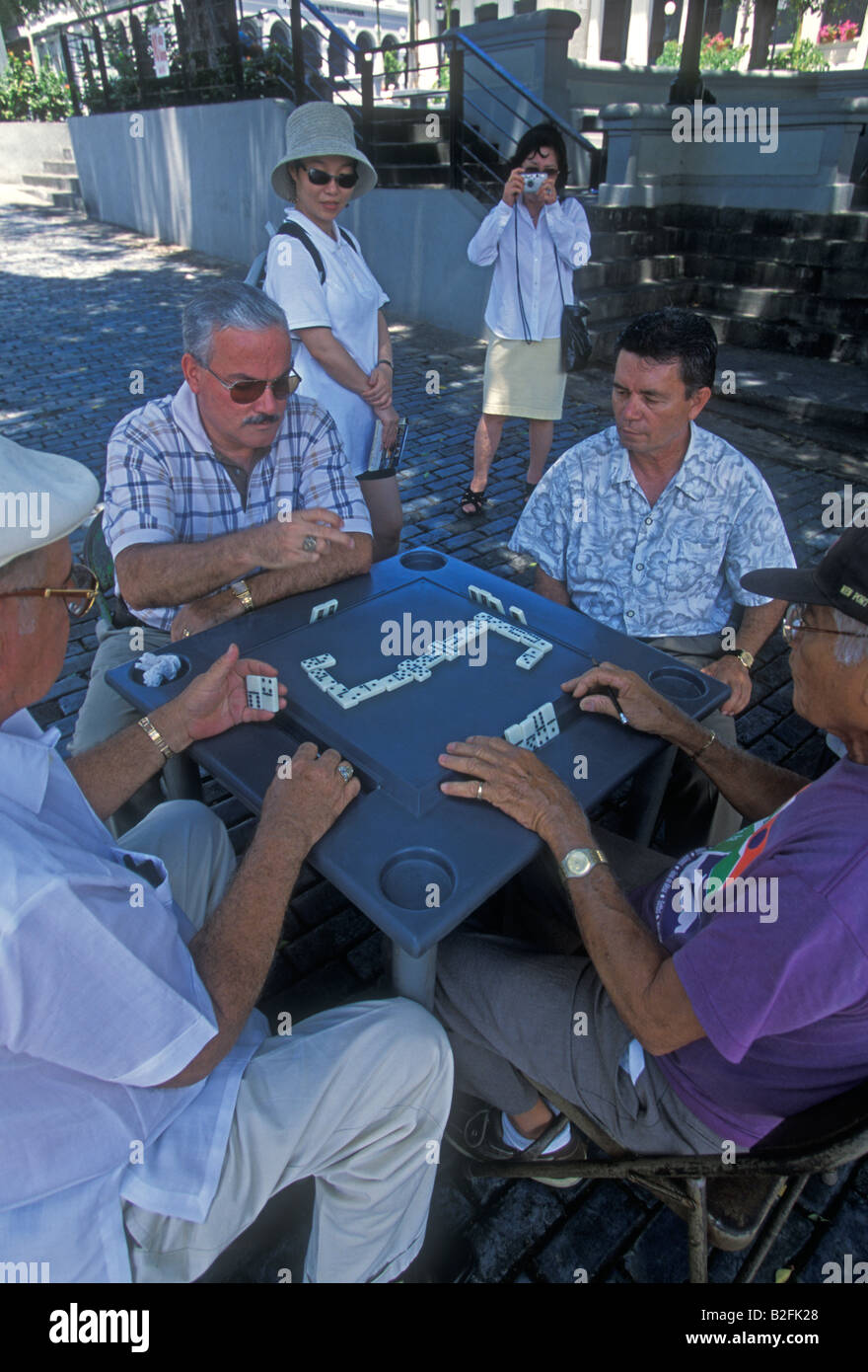 Man playing domino game san hi-res stock photography and images