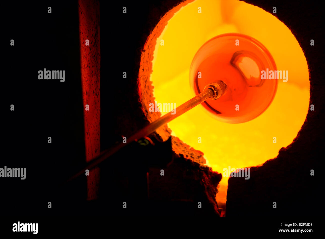 Glass blowing oven hires stock photography and images Alamy