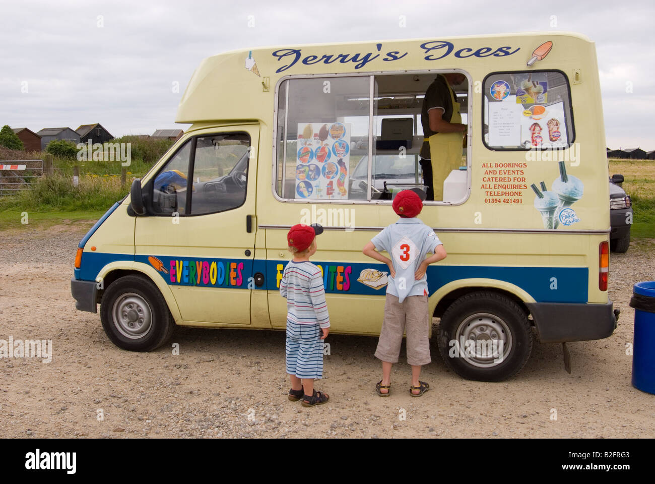 Ice Cream Van Children High Resolution 