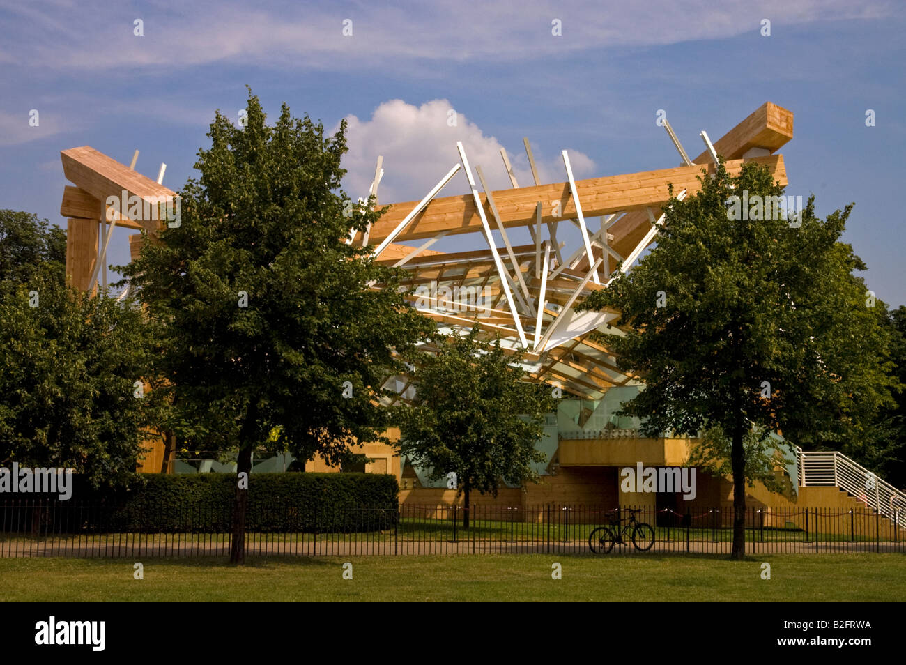 The Serpentine Gallery Pavilion 2008 by Frank Gehry Stock Photo