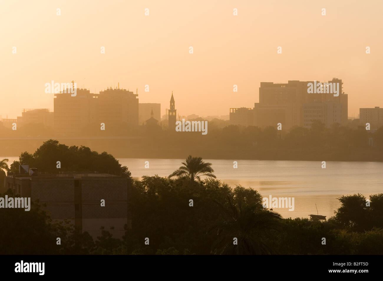 The City of Khartoum Sudan Looking north from the Nile Stock Photo - Alamy