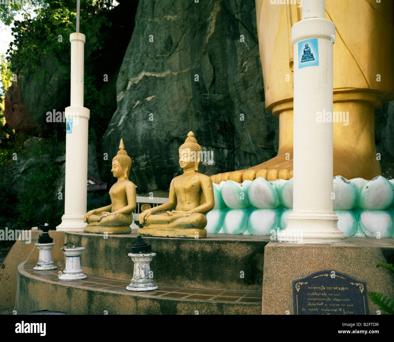 Buddhas at Khao Takiab Stock Photo