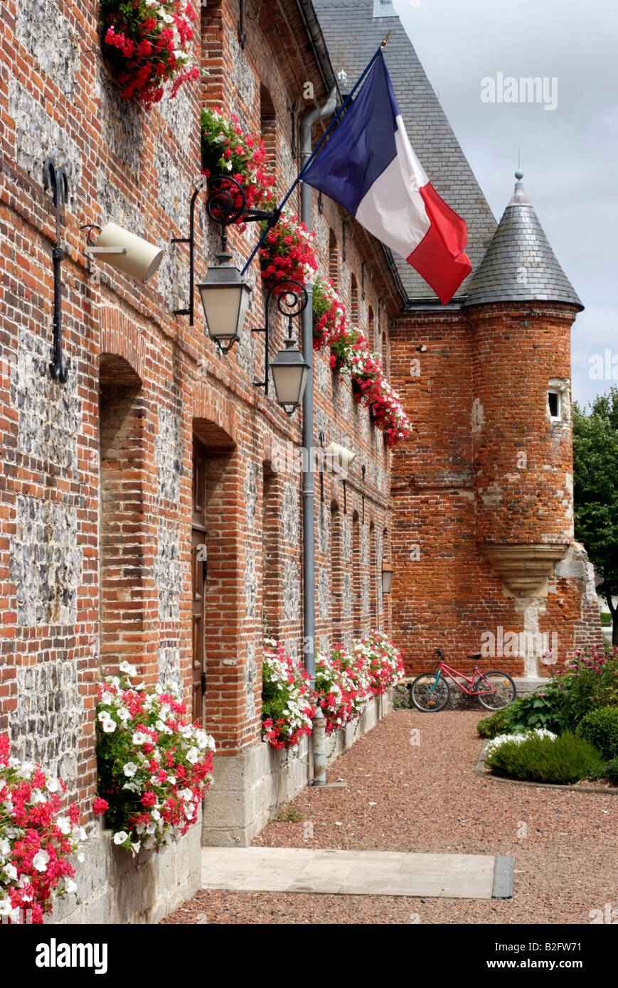 Historic Monument Manoir de Briancon at Criel sur Mer near Dieppe