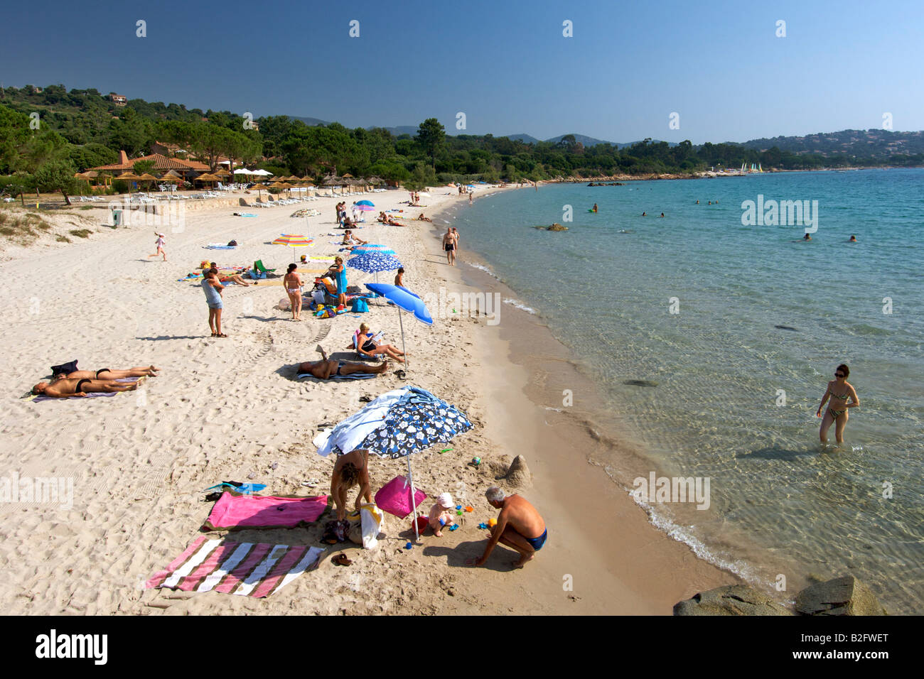 Corsica beach people hi-res stock photography and images - Alamy