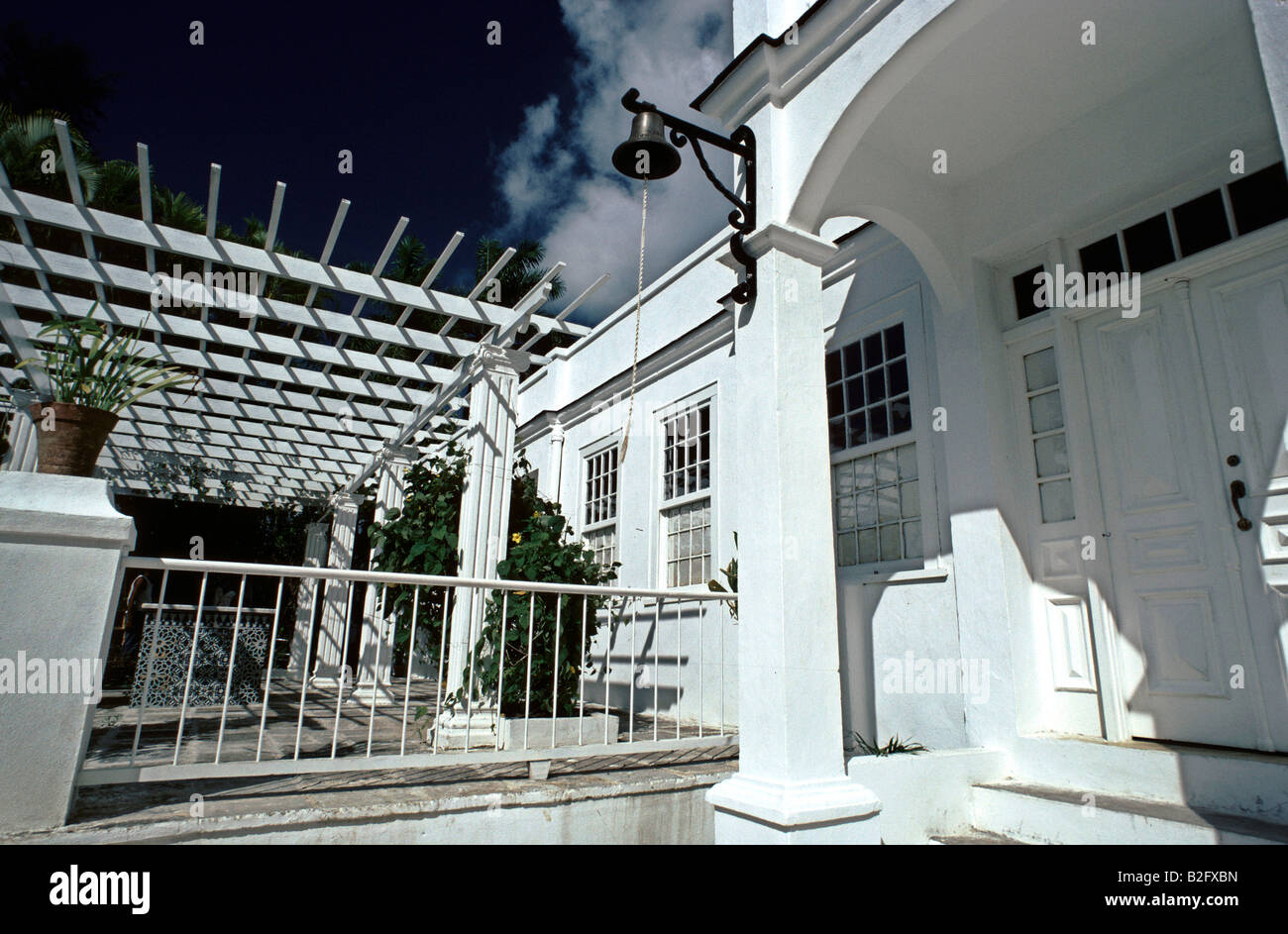 The exterior of Ernest Hemingway's home in Cuba Stock Photo Alamy