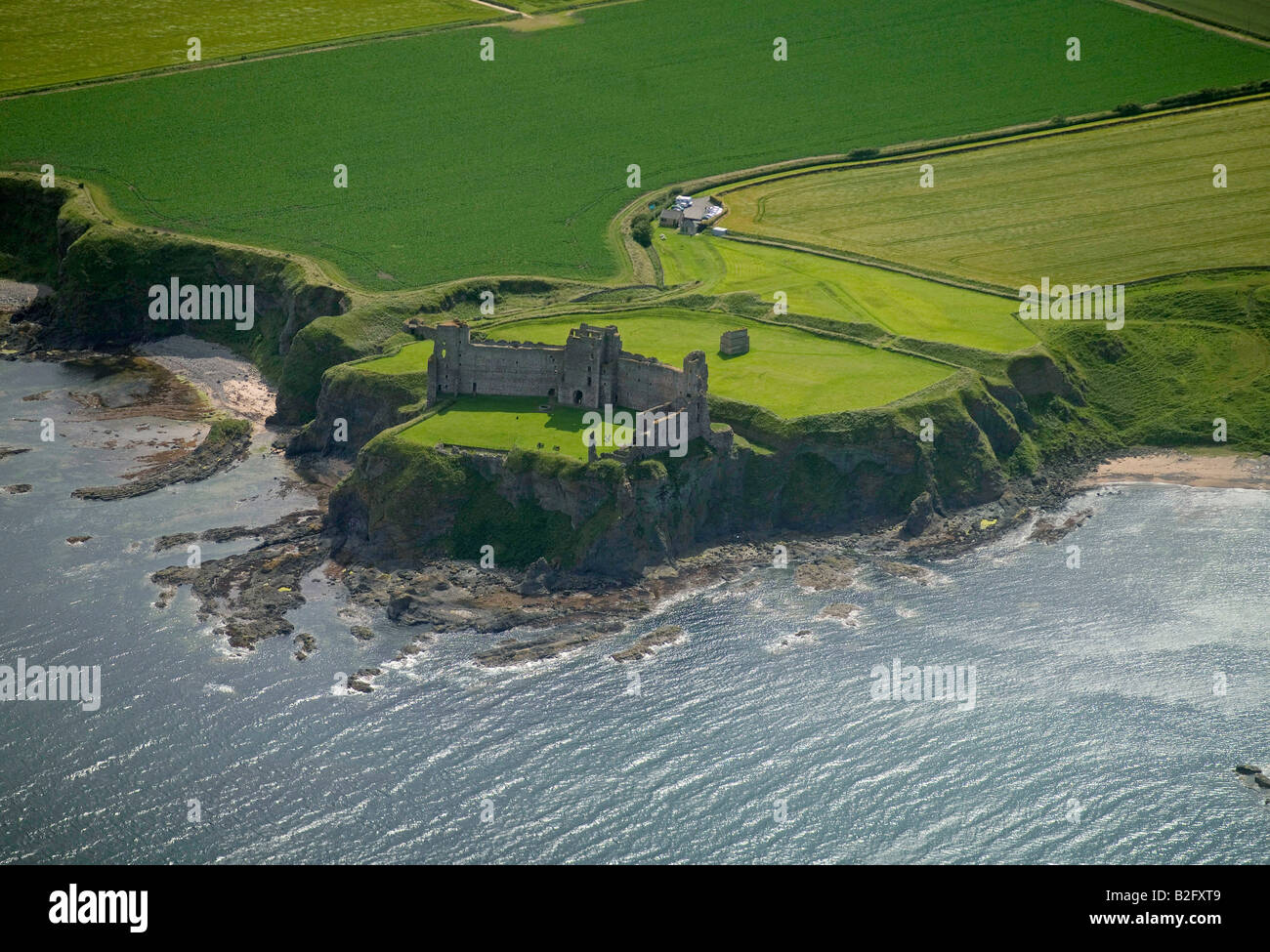 Tantallon Castle, North Berwick, Eastern Scotland Stock Photo