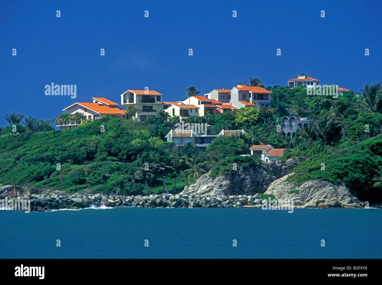 Harbourside Villas, Palmas del Mar, Humacao, Puerto Rico, West Indies Stock Photo