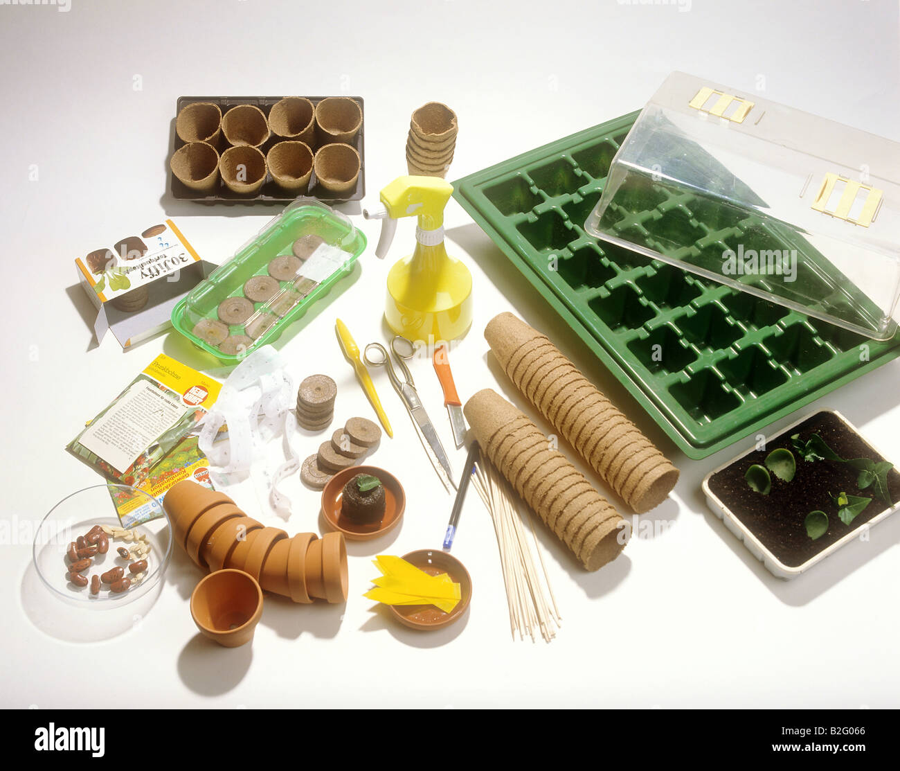 accessory for cultivating plants Stock Photo