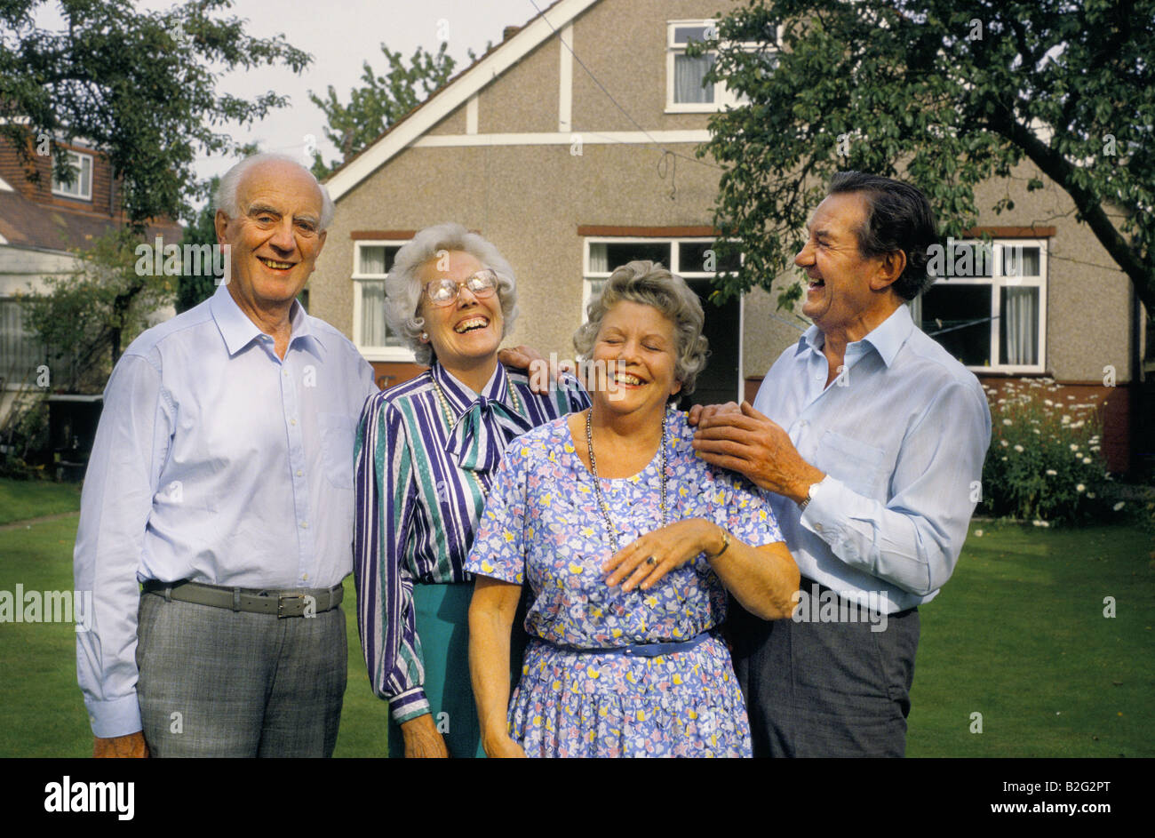 Elderly women laughing london hi-res stock photography and images - Alamy