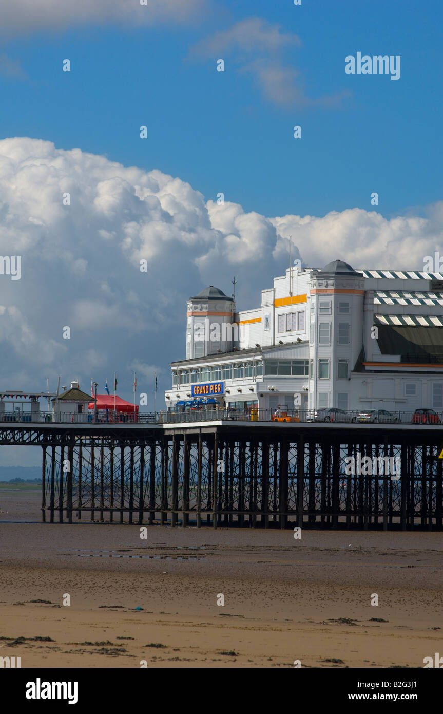 Grand Pier Weston Super Mare Somerset England Europe Stock Photo
