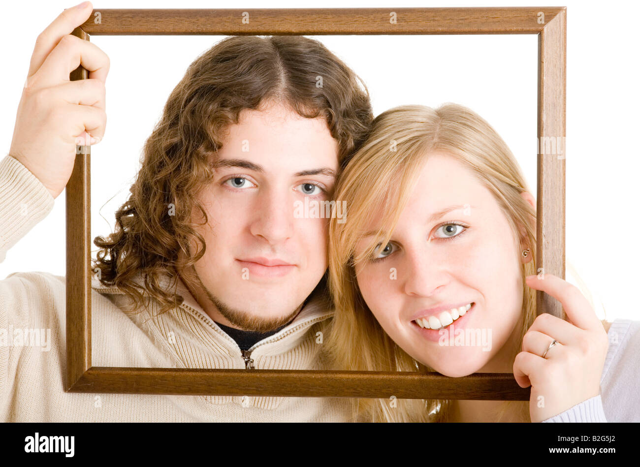 Couple photo object frame hi-res stock photography and images - Alamy