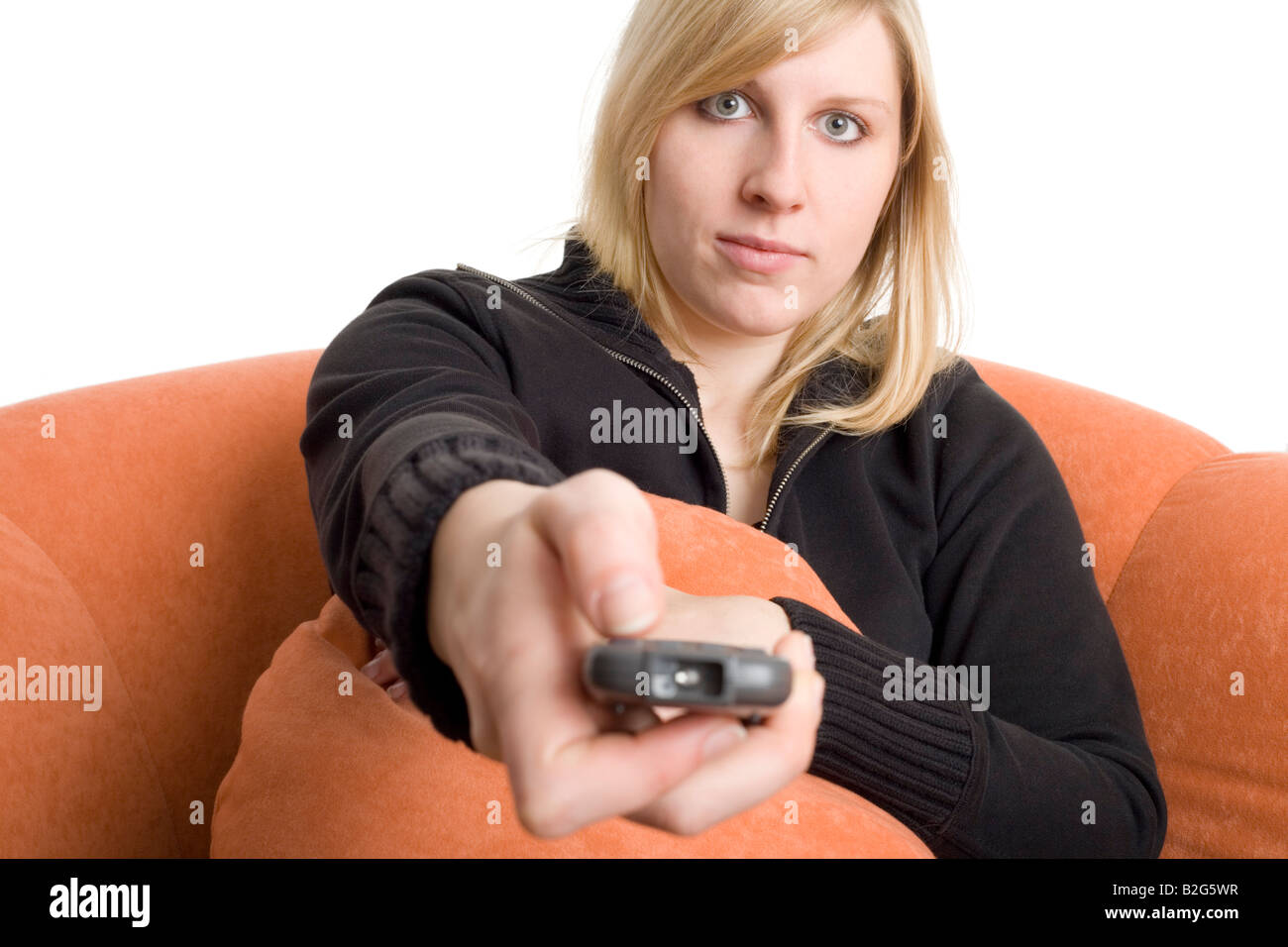 tv remote control shifting chanel surfing Stock Photo