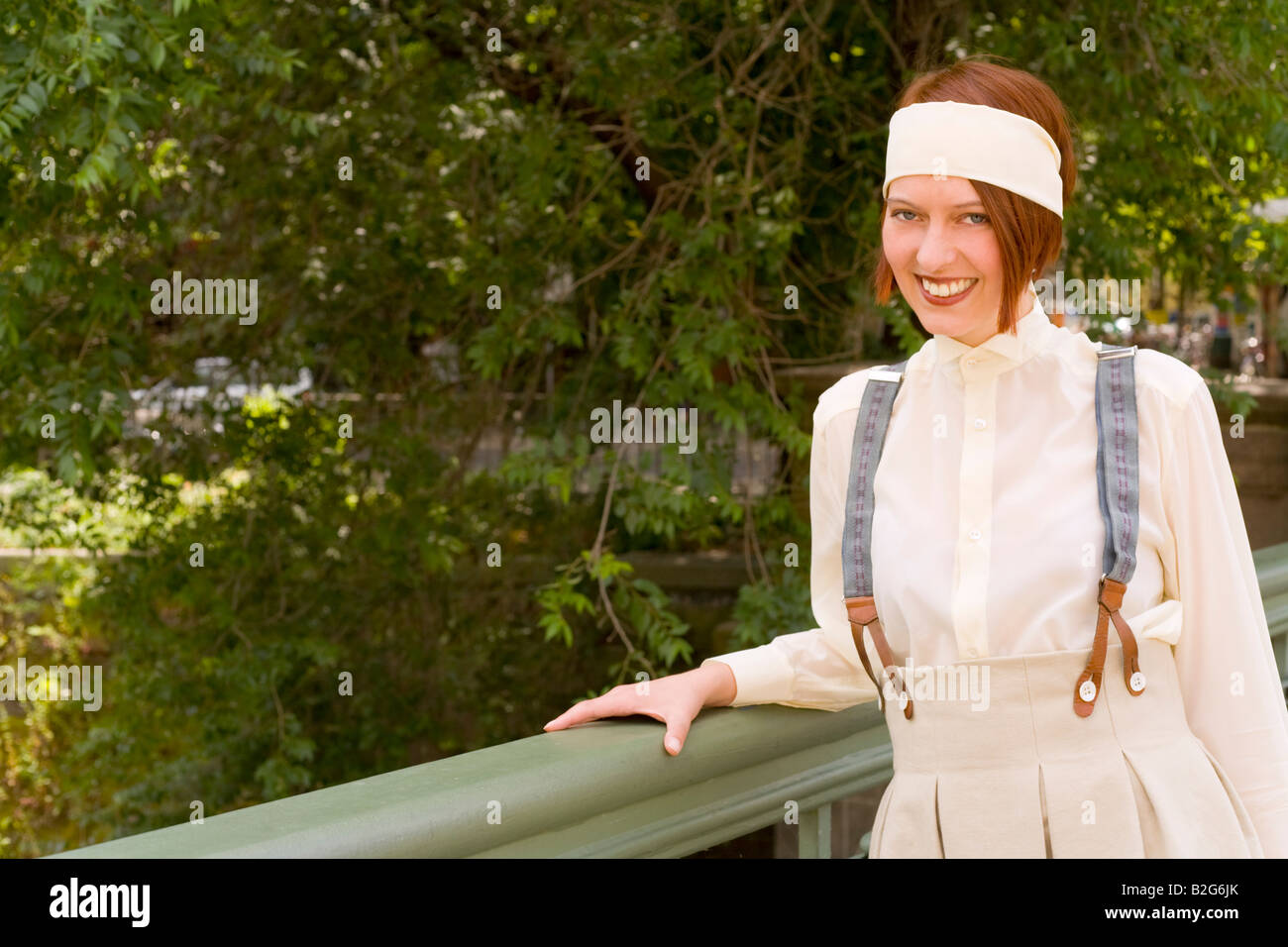 old fashion style dressing 1920s style young woman Stock Photo - Alamy