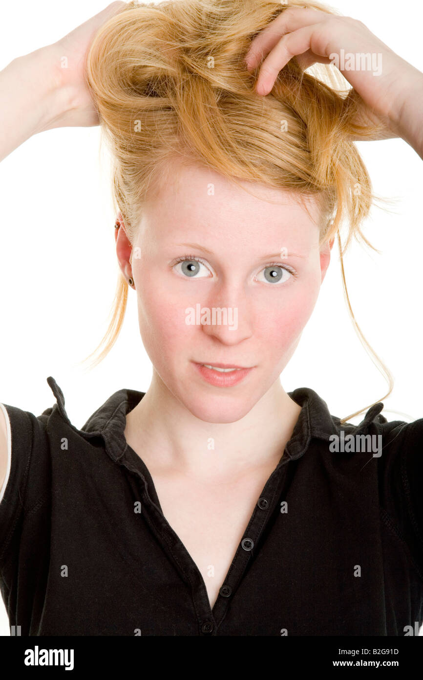 Hairdressing Model Stock Photos & Hairdressing Model Stock Images Alamy