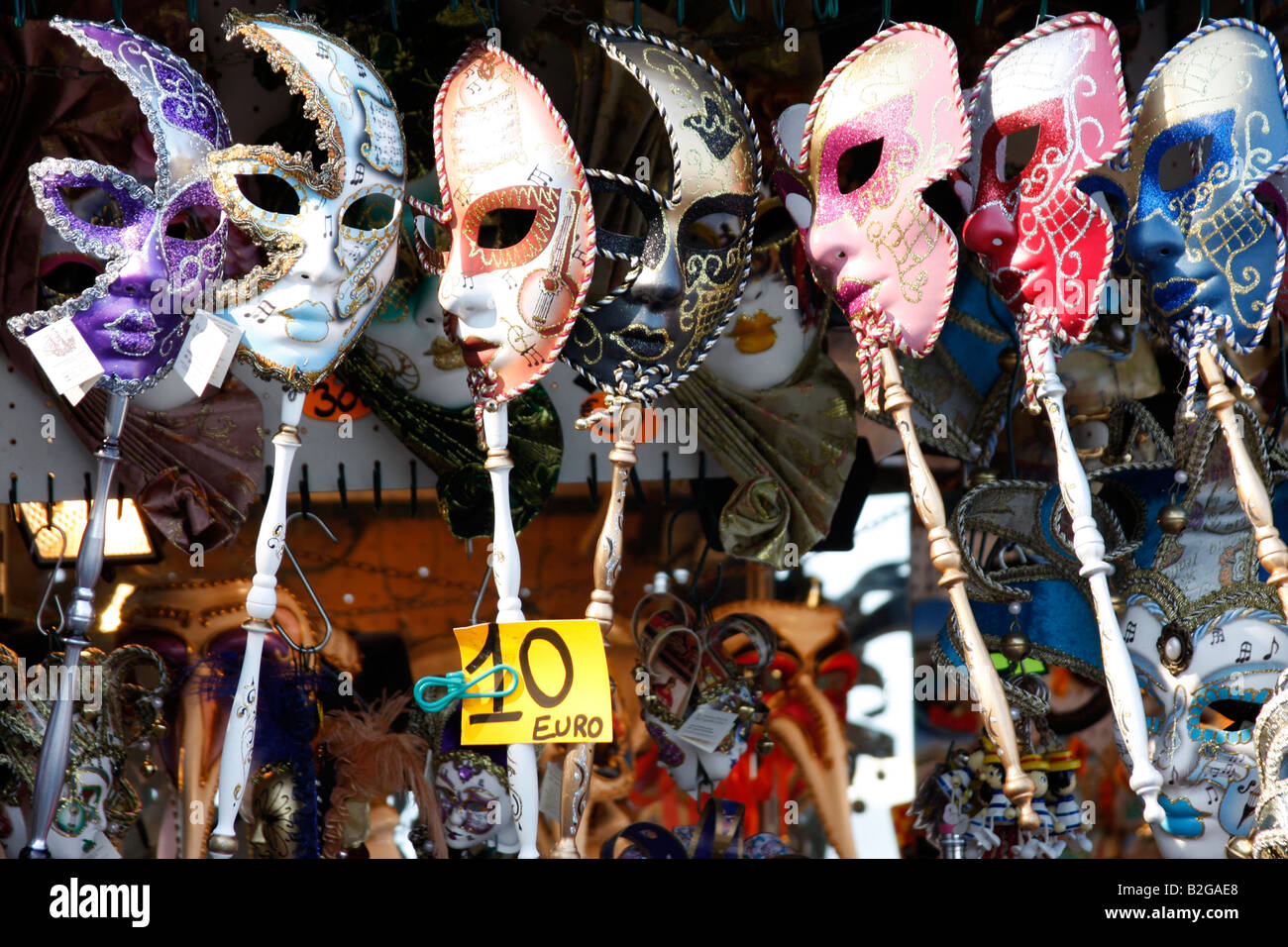 festival masks for sale in Venice,Italy,for parties or