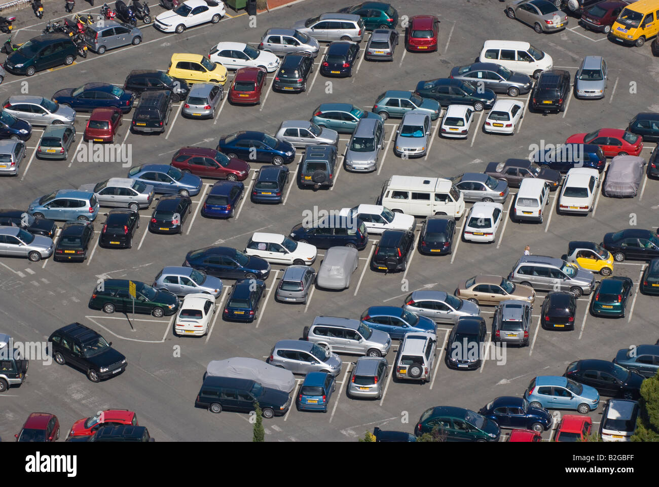 Gibraltar Car park Stock Photo Alamy