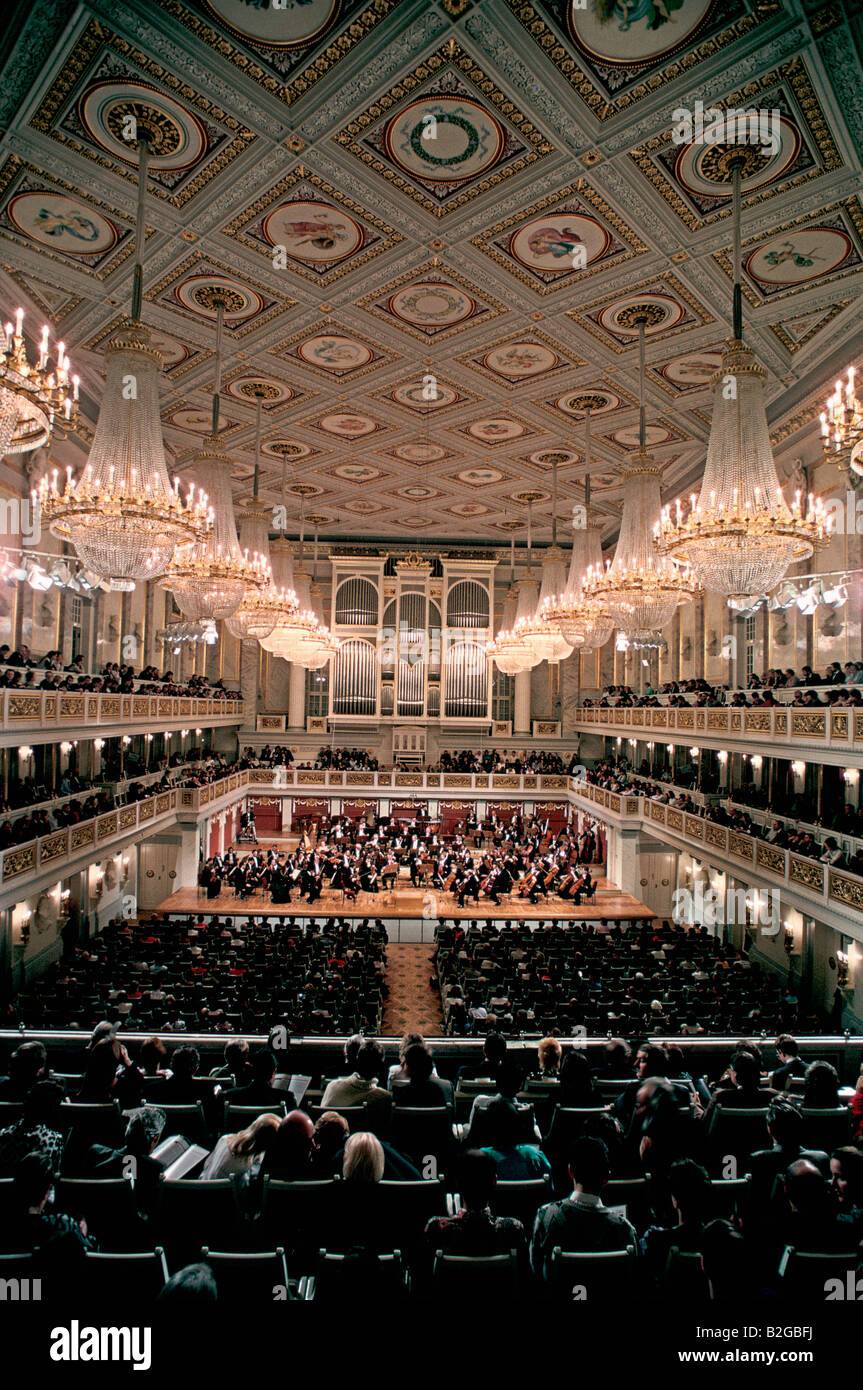 the london philarmonic orchestra in berlin opera house Stock Photo