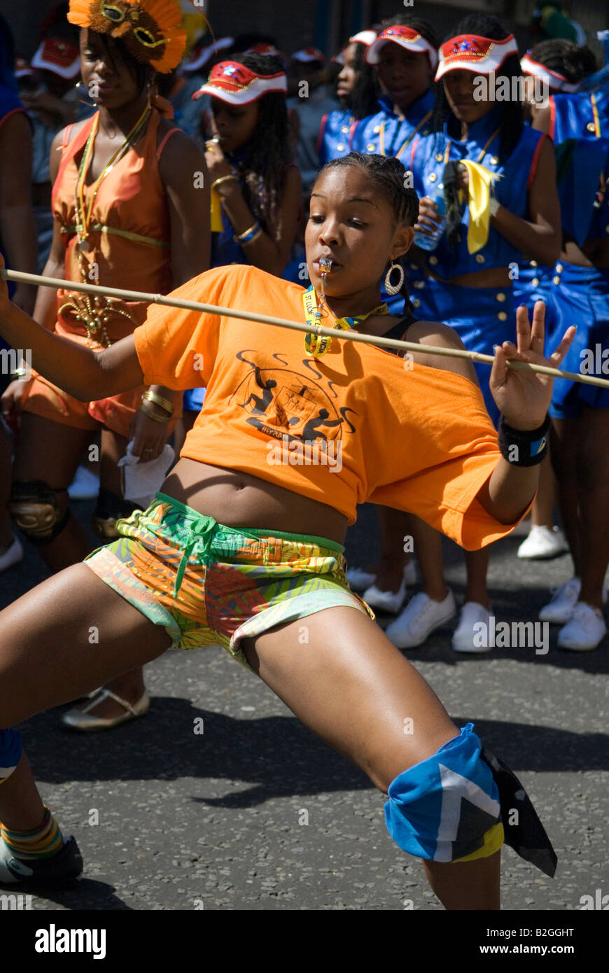Caribbean girl dancing notting hill hi-res stock photography and images ...