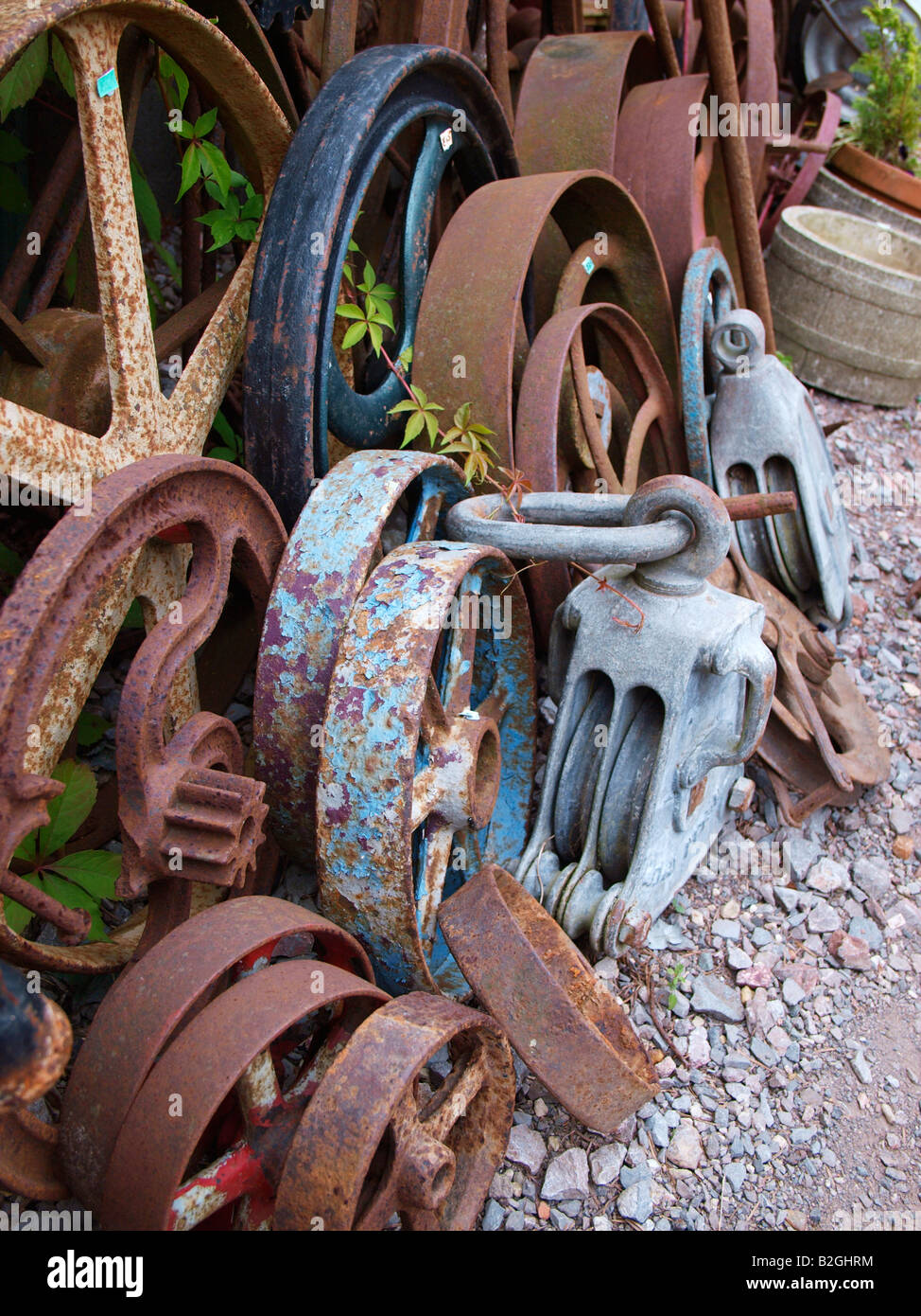 Reclamation yard Stock Photo Alamy
