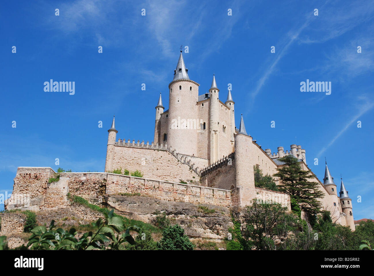 The Alcazar. Segovia. Castile Leon. Spain. Stock Photo