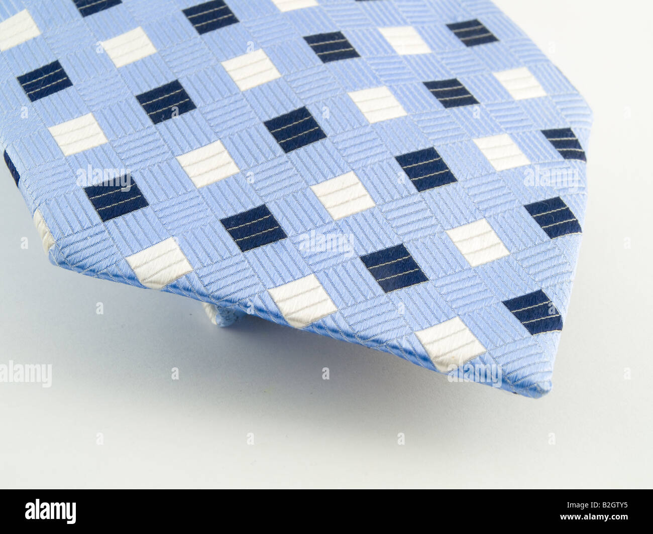 Close Up Neck Ties Showing Silk Pattern on Rich Cloth Stock Photo