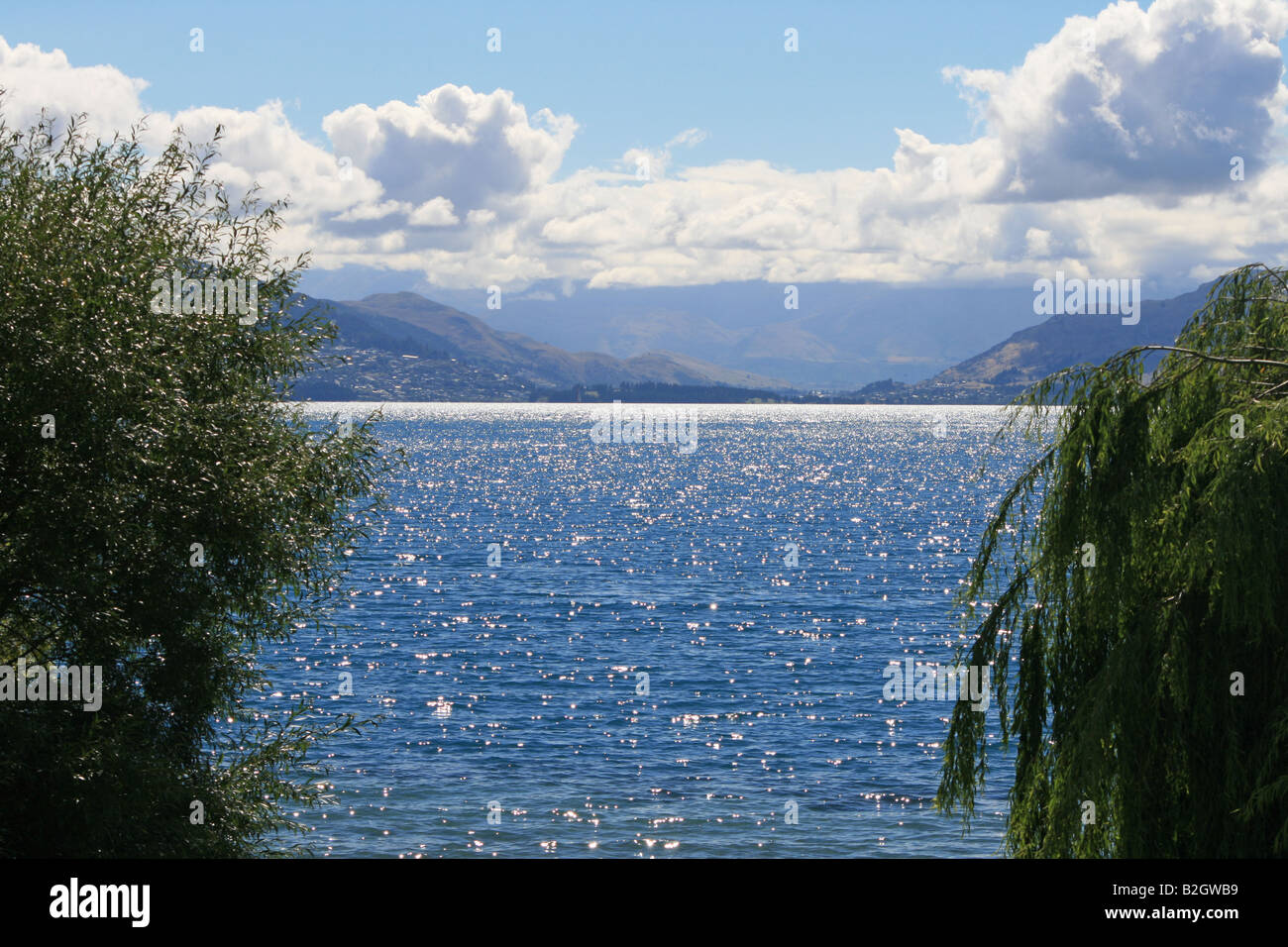Lake Wakatipu, Queenstown Stock Photo Alamy