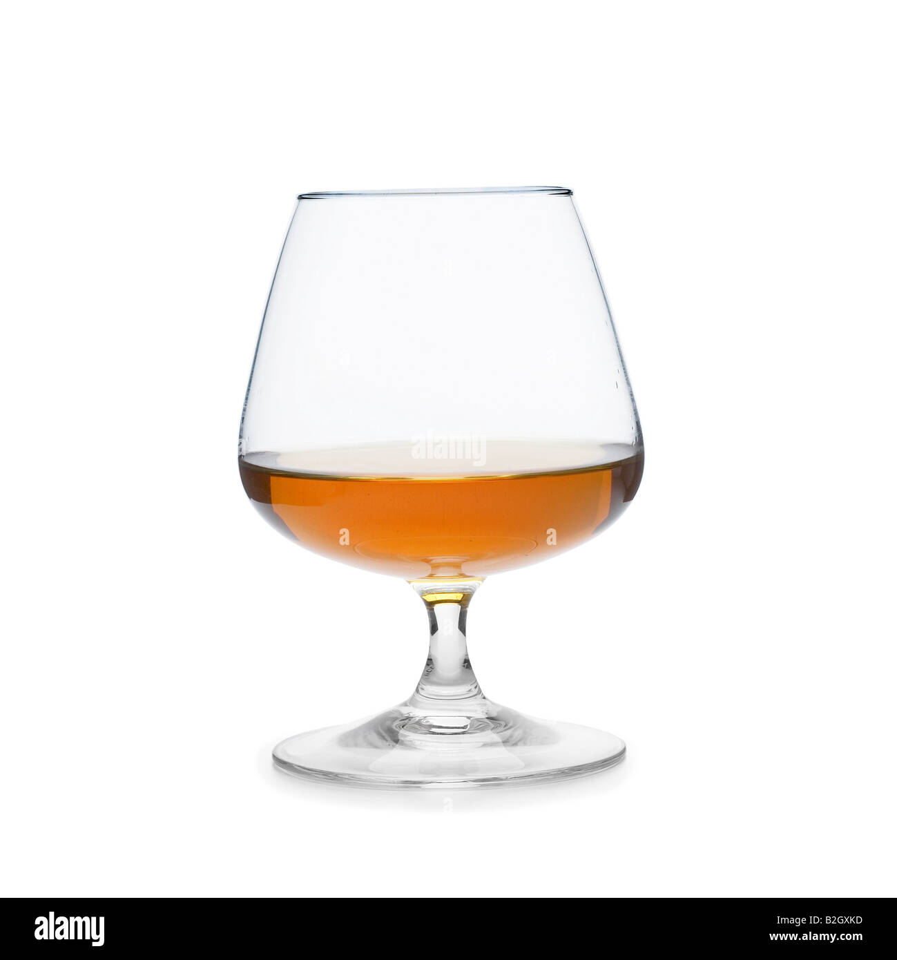 Glass of brandy Stock Photo Alamy
