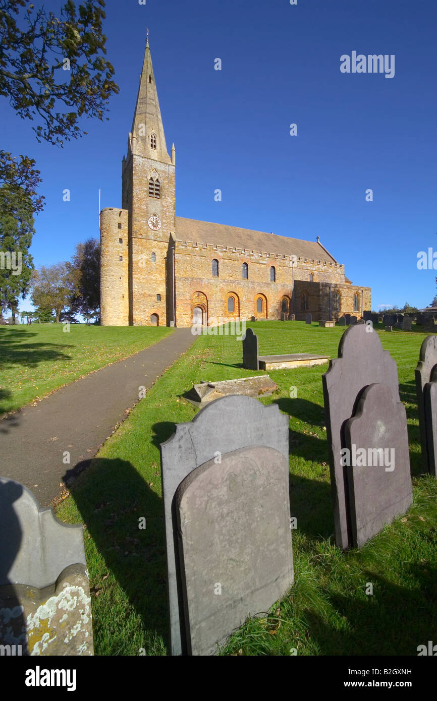 Brixworth anglo saxon church northamptonshire hires stock photography