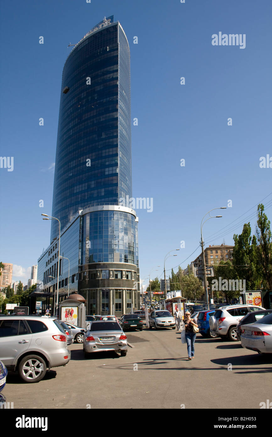 Parus Business Centre in Kiev, Ukraine Stock Photo