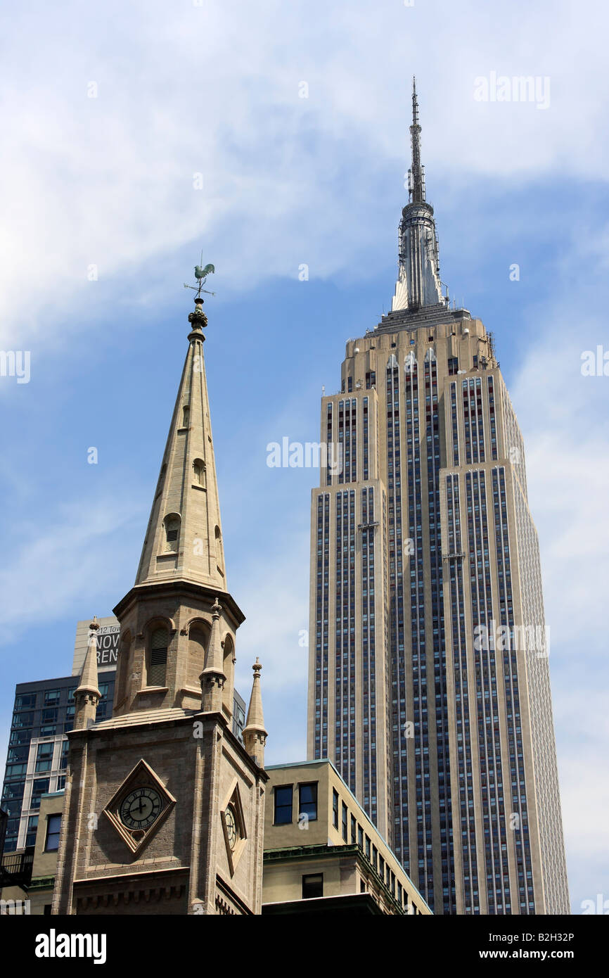 The Empire State Building - New York City, USA Stock Photo